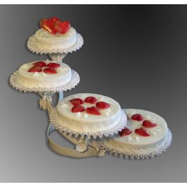 Hochzeitstorte Golden Heart