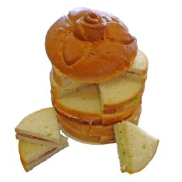 Apéro-Brioche Mousse klein, hell